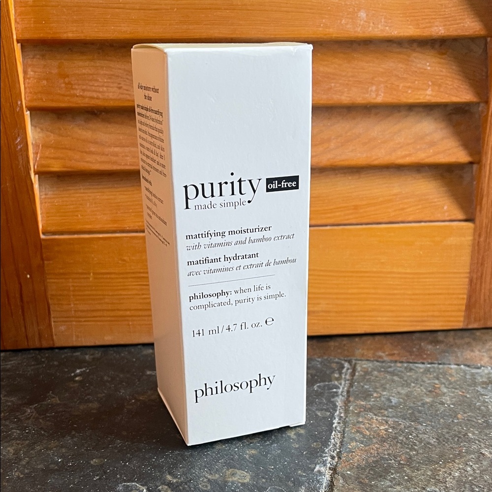 Philosophy Purity Oil-Free Mattifying Moisturizer - Cream